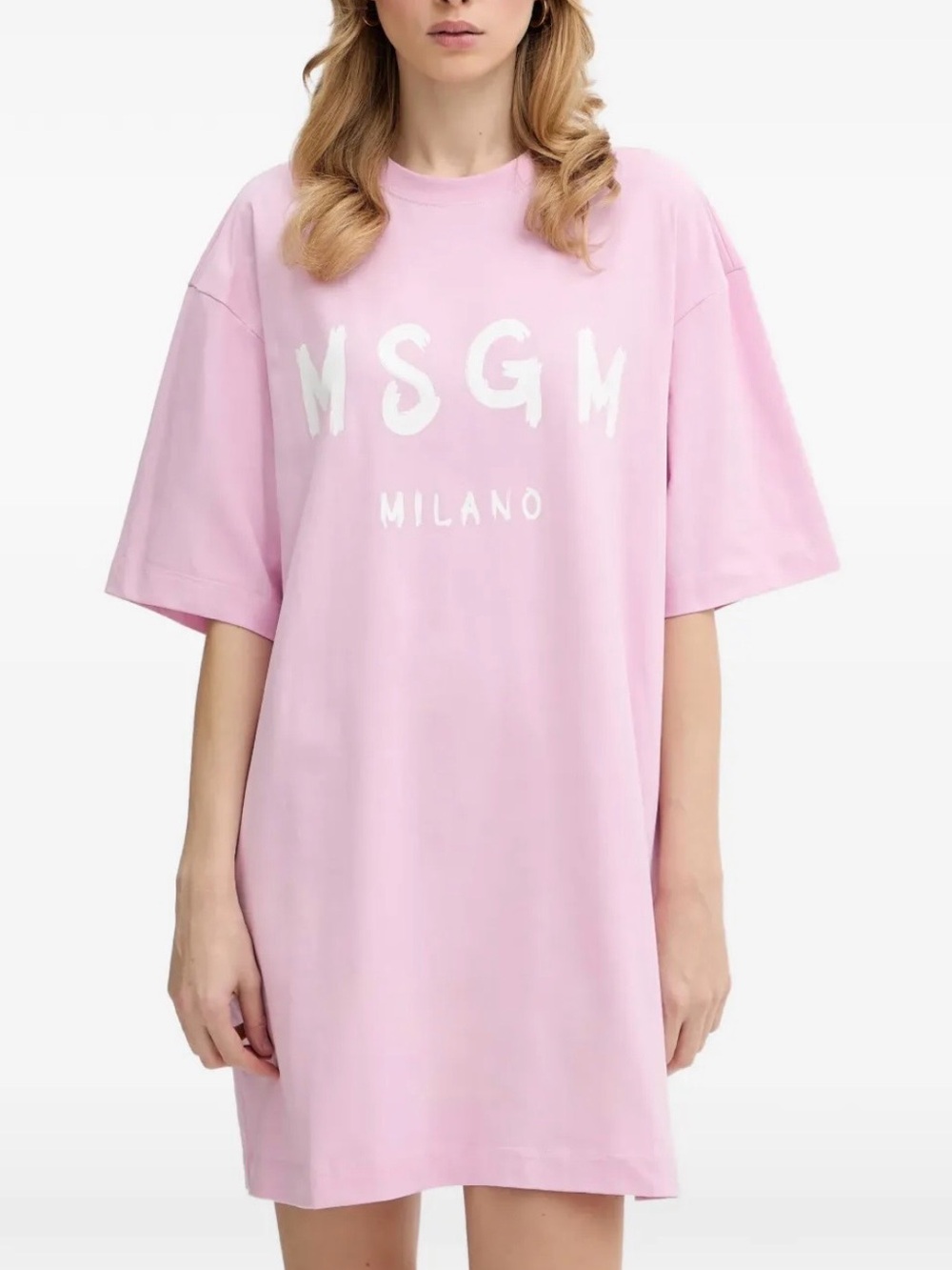 MSGM Logo Tee dress